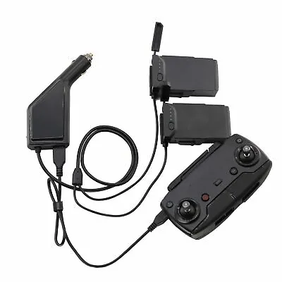 $36.59 • Buy Dual Battery Car Charger For DJI Mavic Air Drone Remote Controller Accessories