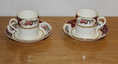 Pair Of Antique / Vintage Sampson Bridgwood & Son - Cup And Saucer Plate • £15