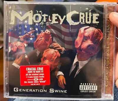 MOTLEY CRUE Generation Swine SEALED ENHANCED CD W/Hype Sticker • $17.99