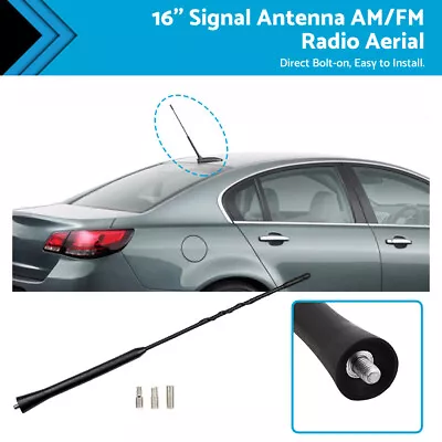 16'' Signal Antenna AM/FM Radio Aerial Black Suitable For Nissan Navara 2005 On • $14.59