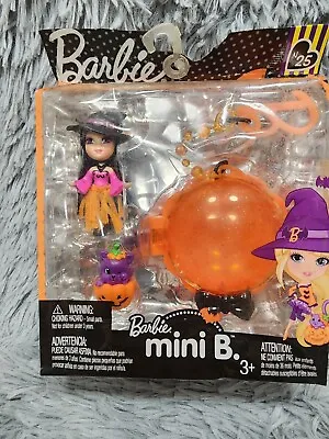 $19.99 • Buy 2009 Barbie Mini B #N 25 Halloween Doll Witch Keychain NRFB
