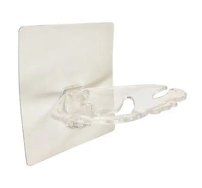 SELF ADHESIVE SOAP DISH AND TOOTHBRUSH HOLDER Stick On Bathroom Dish Caravan  • £6.49