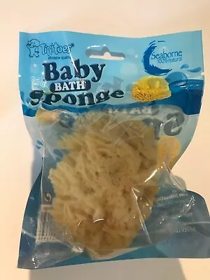 Tippitoes Premium Quality Large Baby Bath Natural Sea Seaborne Sponge Silk 3 -4  • £4.75