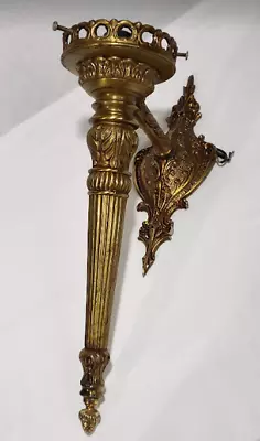 Ornate Vintage Wall Sconce Beautiful Metal Wall Light • $39.99