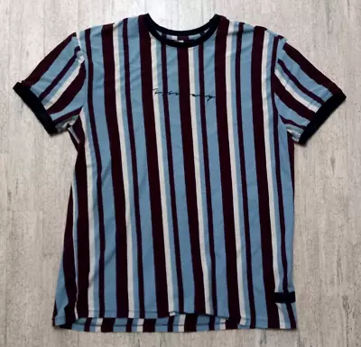 Vox Populi For The People Visionary Men's Striped XL T-Shirt Short Sleeve • $11.89