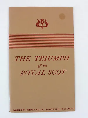 TRIUMPH OF THE ROYAL SCOT 1933 London Midland Scottish Railway Locomotives Train • £4.99