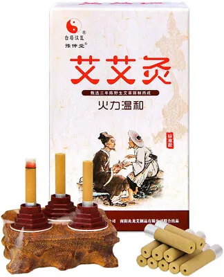 60PCS Moxa Sticks Mini Moxibustion Self-adhesive Paste Mugwort Artemisia 艾灸自粘贴艾条 • $27.89