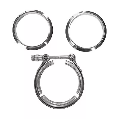$19.99 • Buy 3  Inch V-Band Turbo Downpipe Exhaust Clamp Vband 76mm Stainless Steel