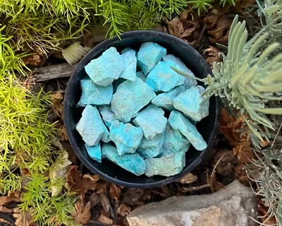 $24.99 • Buy Natural Turquoise Rough Rocks  Raw Turquoise Crystals Tumbling Rough Stones