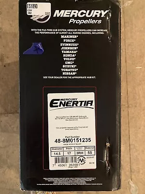 Mercury Enertia Propeller 14.5x17 3 Blade • $700