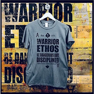 Warrior T-shirt Military Combat Vet Special Forces Airborne Paratrooper Army Tee • $19.99