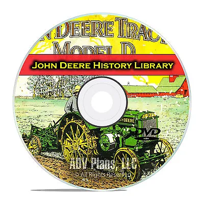 John Deere History Farming Plow Catalogs Manuals Brochures Parts Lists DVD E73 • $8.95