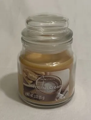 Mainstays 3oz Scented Jar Candle “Hazelnut Cream” NEW • $9.99