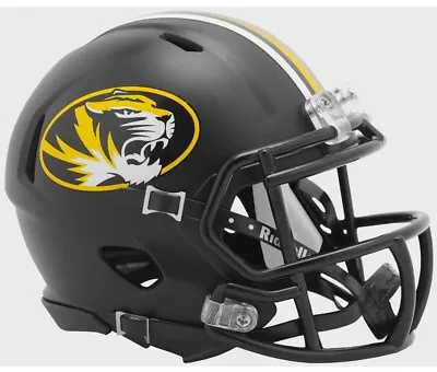 Missouri Tigers Anodized Black Revolution SPEED Mini Football Helmet • $39.95