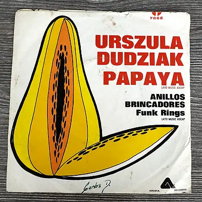 Urszula Dudziak Papaya / Funk Rings 1975 Mexican 7  Single PS Funk / Soul • $5.99