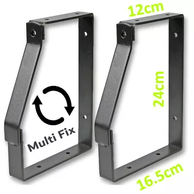 £16.75 • Buy 2 Lockable Wall Ladder Storage Rack Brackets Hangers Locking Secure Heavy Duty