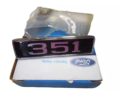 NOS 1969 Ford Mustang 351 Hood Scoop Emblem C9ZZ-16637-C • $99.99