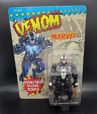 Marvel Super Heroes Venom Living Skin Slime Pores Figure Vintage 1991 Toy Biz • $7.99