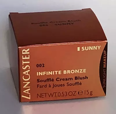 Lancaster Infinite Bronze Soufflé Cream Blush 002 Fard A Joues Souffle • £58.80