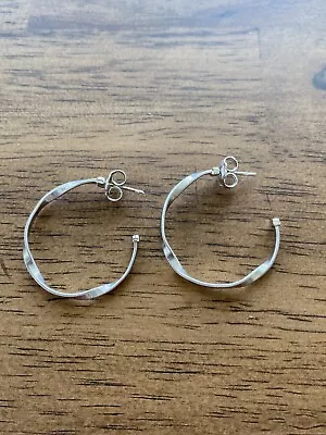 Marco Bicego 18k White Gold Marrakech Hoops • $599