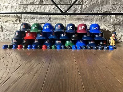 Lot-24 Vintage MLB Baseball Ice Cream Mini Helmets 22 MLB Gumball Mini Helmets • $20