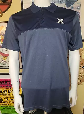 Xavier University Musketeers Sewn Logo Polo Golf Shirt Large Colosseum • $17.99