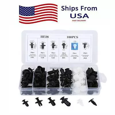 Assortments Clip Body Rivet Bumper Retainer Car Parts Molding Trim Push Kit Pin • $17.99