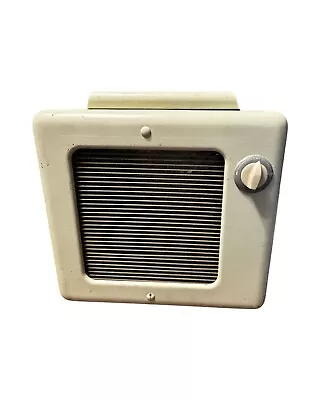 Vintage Mid Century Electrical Space Heater | Gray | Retro Heater • $79.50