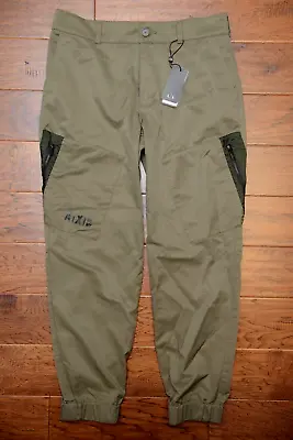 Armani Exchange A|X P01 $160 Men's Olive Cotton Blend Cargo Jogger Pants 40 • $49.49
