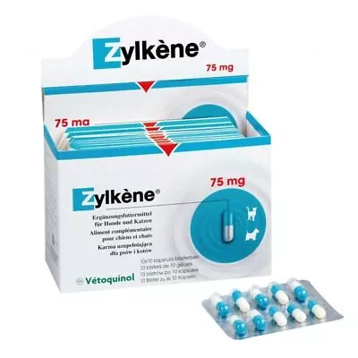 Zylkene 100pack BLISTER - 75mg Size 100's - **MAKE SURE THIS IS 100'S** • $95.46
