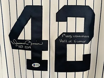 MARIANO RIVERA New York Yankees Signed Majestic Jersey W/Inscriptions - Beckett • $649