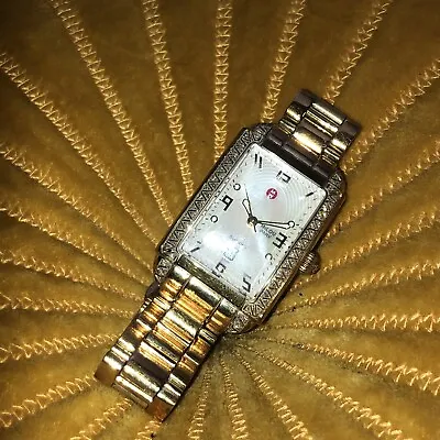 Michele Milou Park Gold Diamond MOP Watch MW15C01B1025 Bracelet Clasp • $509.99