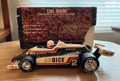 1982 Ezra Brooks #2 Indy Race Car Whiskey Decanter Bottle Heritage China AB Dick • $36.97