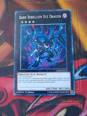 Dark Rebellion XYZ Dragon LEHD-ENC33 Common   1st Ed YuGiOh • £2.40