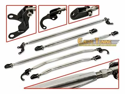 92-95 Honda Civic Upper Strut Towers + Lower Tie Arm Bars + C-Pillar 5pcs Combo • $116.99