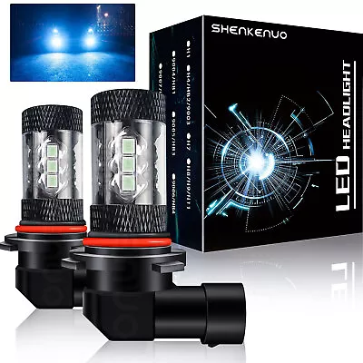 2pc 9145 9140 80W Ice Blue LED Fog Lights Bulbs For Ford Expedition Explorer • $9.99