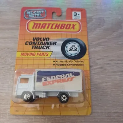 Matchbox 1/64 Diecast Super Spin Car Wash MB23 FedEx White Volvo Container Truck • $20