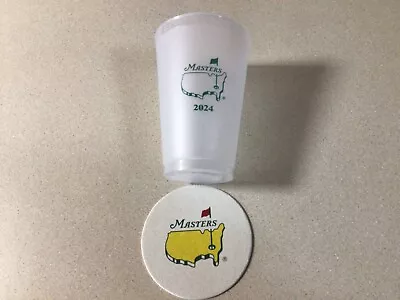 2024 The Masters Augusta National Beverage Golf Cup & Coaster New • $5.49
