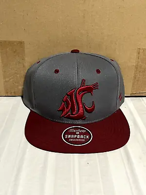 Washington State Cougars NCAA Zephyr Gray Two Tone Captain Snapback Hat New • $617.25