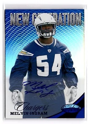 2012 Panini Certified Melvin Ingram #292 /49 New Generation Auto Chargers • $8