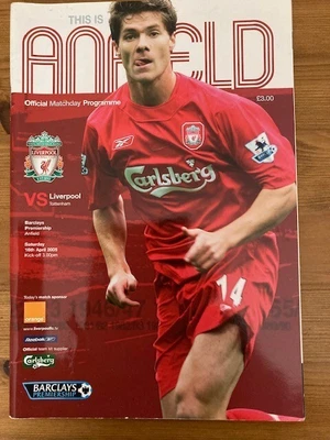£1.50 • Buy Liverpool V Tottenham Hotspurs 16/04/2005 Premiership