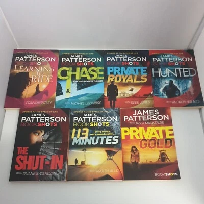 $39 • Buy 7x James Patterson Bookshots Paperbacks