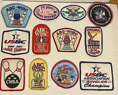 Lot 12 Bowling Patches -80’s-2000’s- Mixed-Preowned • $6