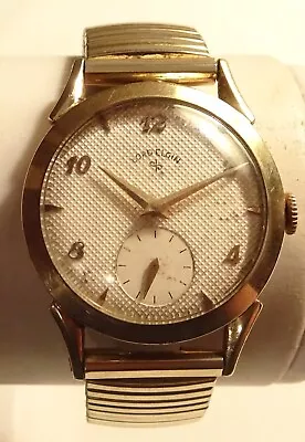 Antique Lord Elgin Wristwatch 8/0 21J Men's Runs Serviced 680 1953 Service Award • $134.99