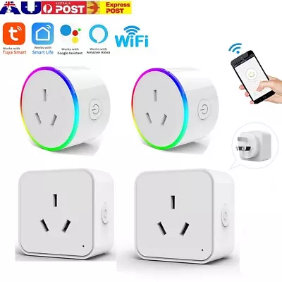 Tuya WiFi Zigbee 16A 10A Smart  Socket Plug Voice Control For Alexa Google Home • $25.89