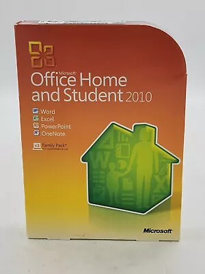 Microsoft Office Home & Student (2010) (3 PC) Retail Box - 79G-02144 • $27.95