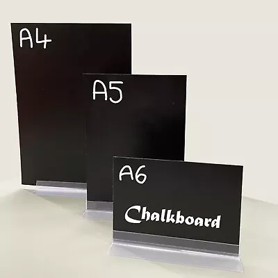 £3.99 • Buy Table Top Freestanding Menu Blackboard Specials Board Chalkboard With Base