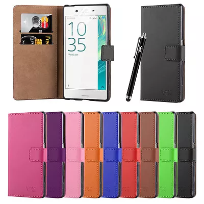 Various Models Phone Case Leather Wallet Book Flip Folio Stand View Cover • £5.95