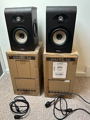 Focal Shape 50 Active Monitor Speakers (pair) • £660