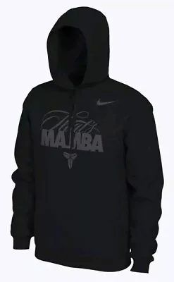 NEW Men's Size M Nike Kobe Bryant That’s Mamba Black Hoodie HQ1758-010 Medium  • $99.95